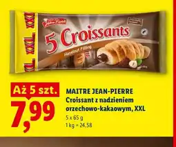 Lidl Croissant Maitre Jean-Pierre z nadzieniem orzechowo-kakaowym XXL oferta