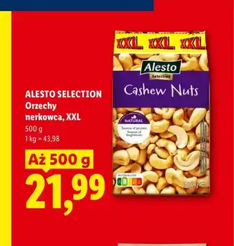 Lidl Orzechy nerkowca Alesto Selection XXL oferta