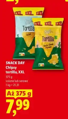 Lidl Chipsy tortilla solone XXL Snack Day oferta