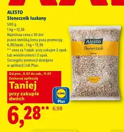 Lidl Słonecznik łuskany Alesto oferta