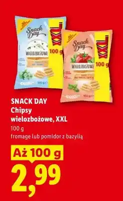 Lidl Chipsy wielozbożowe fromage XXL Snack Day oferta