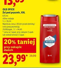 Lidl Żel pod prysznic Old Spice Whitewater oferta