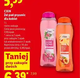 Lidl Żel pod prysznic dla kobiet Cien Jaśminowa Oaza oferta