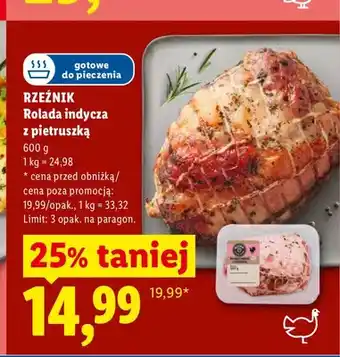 Lidl Rolada indycza z pietruszką Rzeźnik oferta