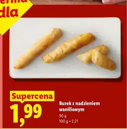 Lidl Burek z nadzieniem waniliowym Cukiernia Lidla oferta