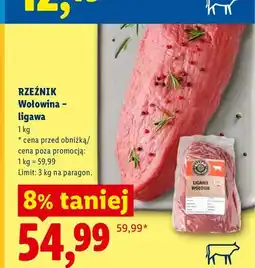 Lidl Wołowina - ligawa Rzeźnik oferta