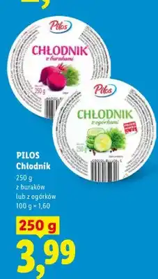 Lidl Chłodnik z burakami Pilos oferta