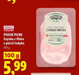 Lidl Szynka z fileta z piersi indyka Pikok Pure oferta