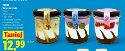 Lidl Deser w szkle banan słony karmel Pilos oferta