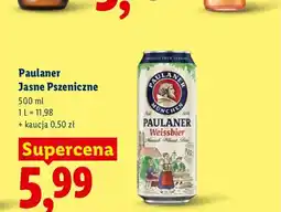 Lidl Piwo Paulaner Jasne Pszeniczne oferta
