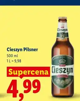 Lidl Piwo Cieszyn Pilsner oferta