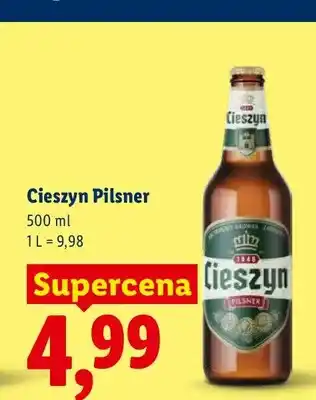 Lidl Piwo Cieszyn Pilsner oferta