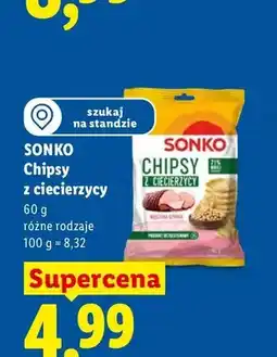 Lidl Chipsy z ciecierzycy Sonko oferta