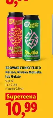 Lidl Piwo Browar Funky Fluid Nelson oferta