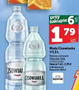 Topaz Woda mineralna Cisowianka oferta