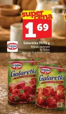 Topaz Galaretka o smaku malinowym Dr. Oetker oferta