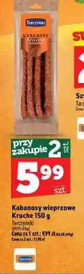 Topaz Kabanosy wieprzowe Kruche Tarczyński oferta