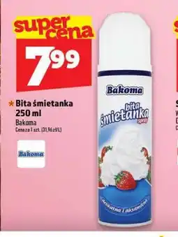 Topaz Bita śmietana Bakoma oferta