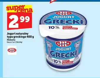 Topaz Jogurt naturalny typu greckiego Mlekovita oferta