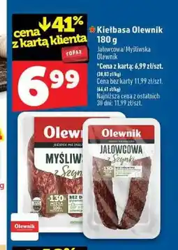 Topaz Kiełbasa jałowcowa Olewnik oferta