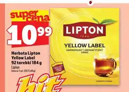Topaz Herbata czarna Lipton Yellow Label oferta