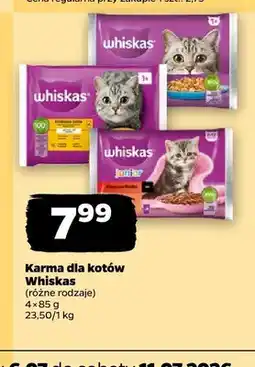 Netto Karma mokra dla kotów Whiskas Junior 4-pak oferta