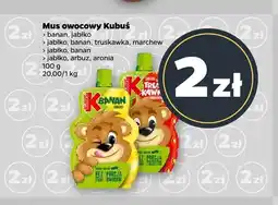 Netto Mus owocowy Kubuś jabłko banan oferta