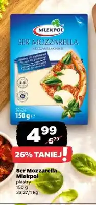 Netto Ser Mozzarella Mlekpol plastry oferta