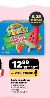 Netto Lody na patyku Pirulo Nestlé Mango 4-pak oferta
