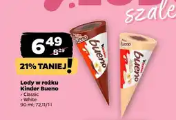 Netto Lody w rożku Kinder Bueno Classic oferta