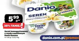 Netto Serek homogenizowany o smaku waniliowym Danio Danone 4-pak oferta