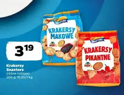 Netto Krakersy makowe Snaxters oferta