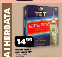 Netto Herbata czarna ekspresowa British Empire TET oferta