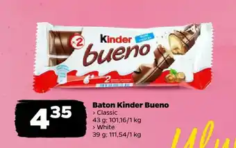 Netto Baton Kinder Bueno Classic oferta