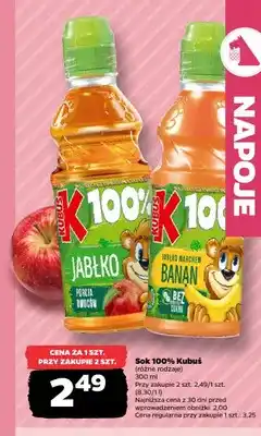 Netto Sok 100% jabłko Kubuś oferta