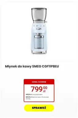 Media Expert Młynek do kawy SMEG CGF11PBEU oferta