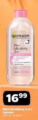 Netto Płyn micelarny 3 w 1 Garnier Skin Naturals oferta