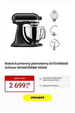Media Expert Robot kuchenny planetarny KitchenAid Artisan oferta