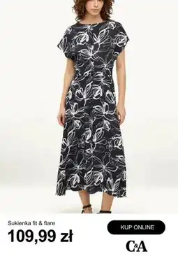 C&A Sukienka fit & flare C&A oferta