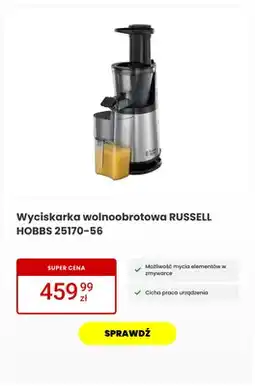 Media Expert Wyciskarka wolnoobrotowa Russell Hobbs oferta