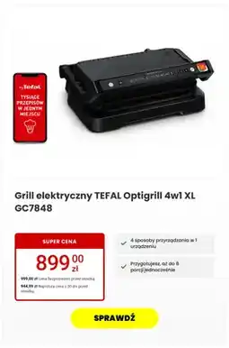 Media Expert Grill elektryczny Tefal Optigrill 4w1 XL oferta