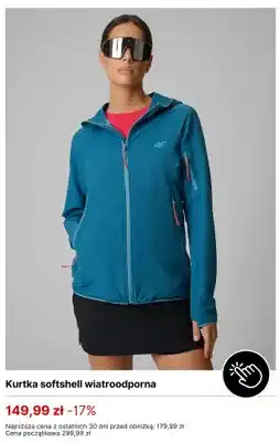 4F Kurtka softshell wiatroodporna 4F oferta