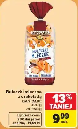 Carrefour Bułeczki mleczne z czekoladą DAN CAKE oferta