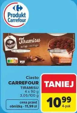 Carrefour Ciasto CARREFOUR TIRAMISU oferta