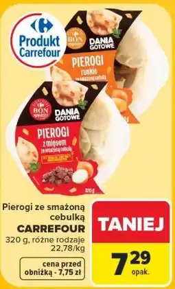 Carrefour Pierogi ze smażoną cebulką CARREFOUR oferta