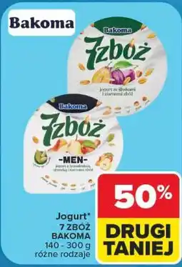 Carrefour Jogurt 7 zbóż Bakoma oferta