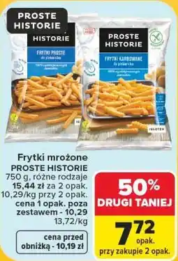 Carrefour Frytki mrożone PROSTE HISTORIE oferta
