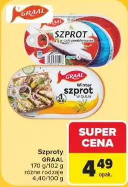 Carrefour Szproty GRAAL oferta