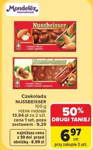 Carrefour Czekolada Nussbeisser oferta