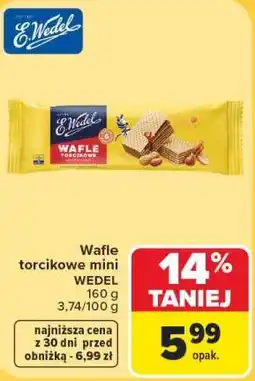 Carrefour Wafle torcikowe mini WEDEL oferta